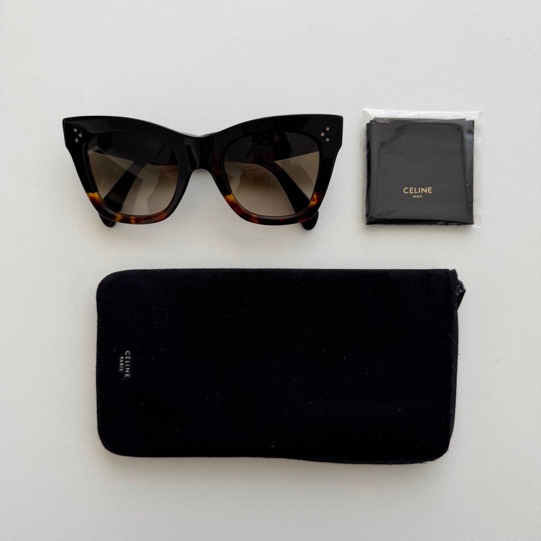 【人気モデル】CELINE セリーヌ CL41090/S サングラス ☆Celine☆TRIOMPHEロゴ入りおしゃれサングラス (CELINE/サングラス