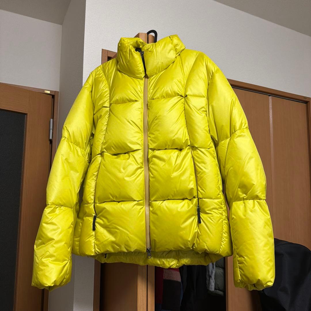 Goldwin 0 イエロー ダウンジャケット Goldwin0 ゴールドウインゼロ スリーディメンショナル ダウン
