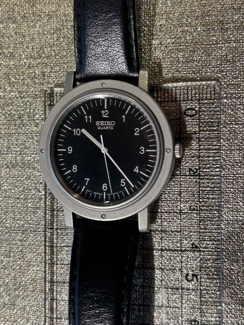 pizza様専用 SEIKO シャリオ 黒文字盤 スティーブ・ジョブズ復刻版