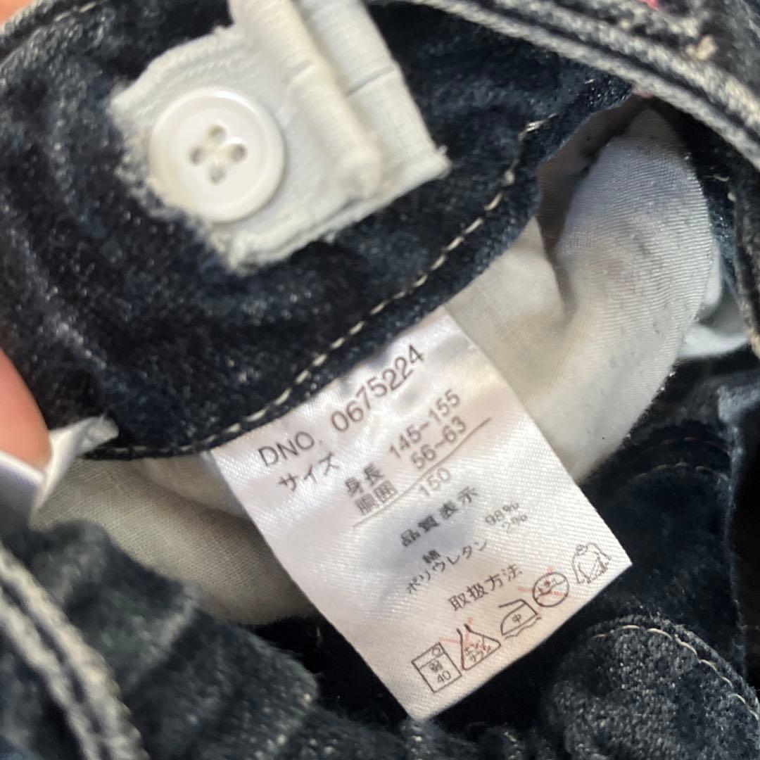 ショートパンツ 平成ギャル 平成女児 y2k デニム ヒョウ柄 リボン