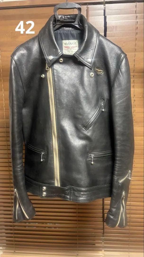 ルイスレザーサイクロン42 ブラック ルイスレザー リアルマッコイズ CYCLONE サイクロン 40 ブラック