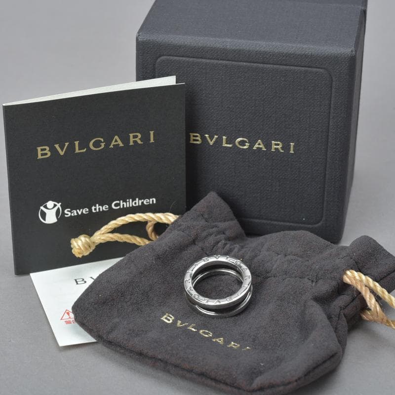 美品◇ブルガリ セーブザチルドレン リング 51 11号SV925 ビーゼロワン