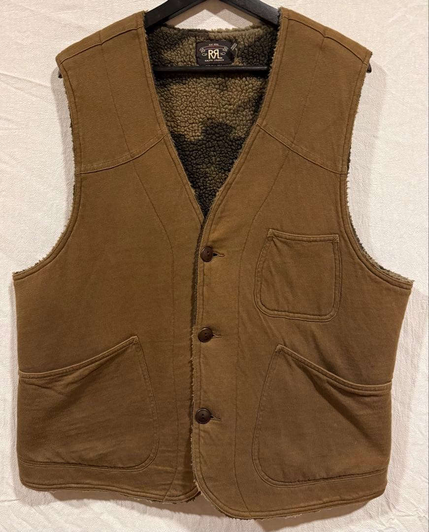 ダブルアールエル　Double RL KNIT HUNTING VEST XL ダブルアールエル Double RL KNIT HUNTING VEST XL ファッション