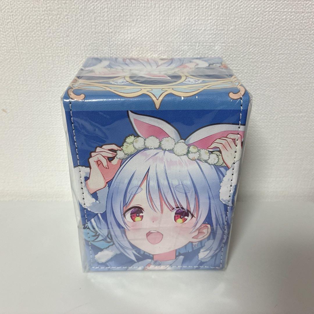 ぺこら】 ミュシャ風 合皮製 デッキケース ストレージ ボックス ホロカ