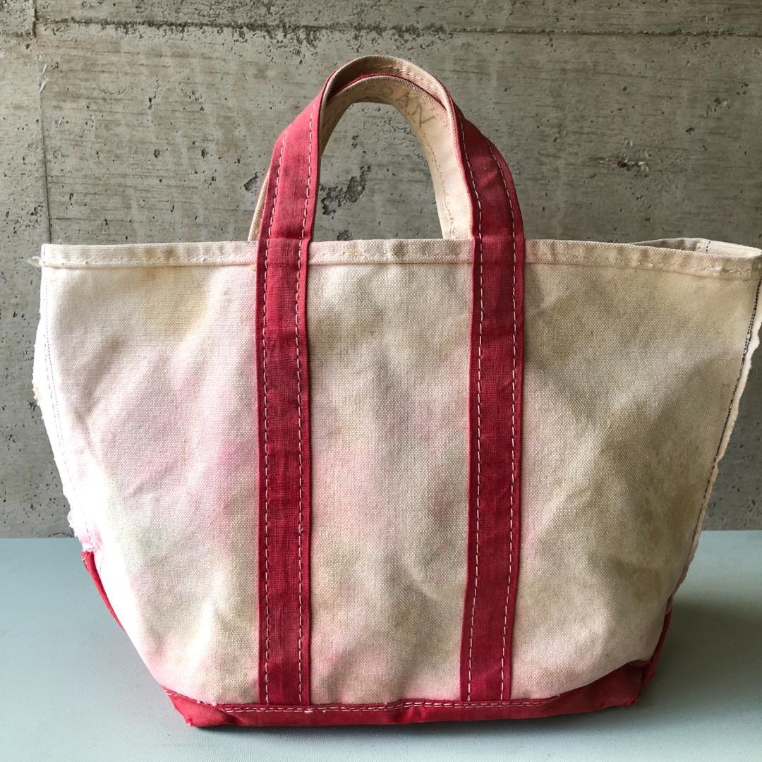 エルエルビーン トートバッグ 80s レッド 2色タグ ギザタグ Mサイズ