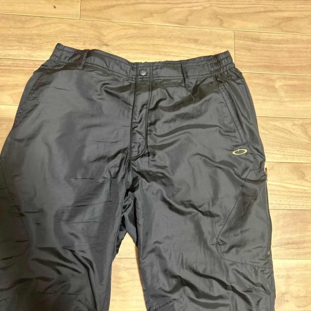 old oakley オークリー ナイロンパンツ 黒 ブラック 古着 90s - メルカリ