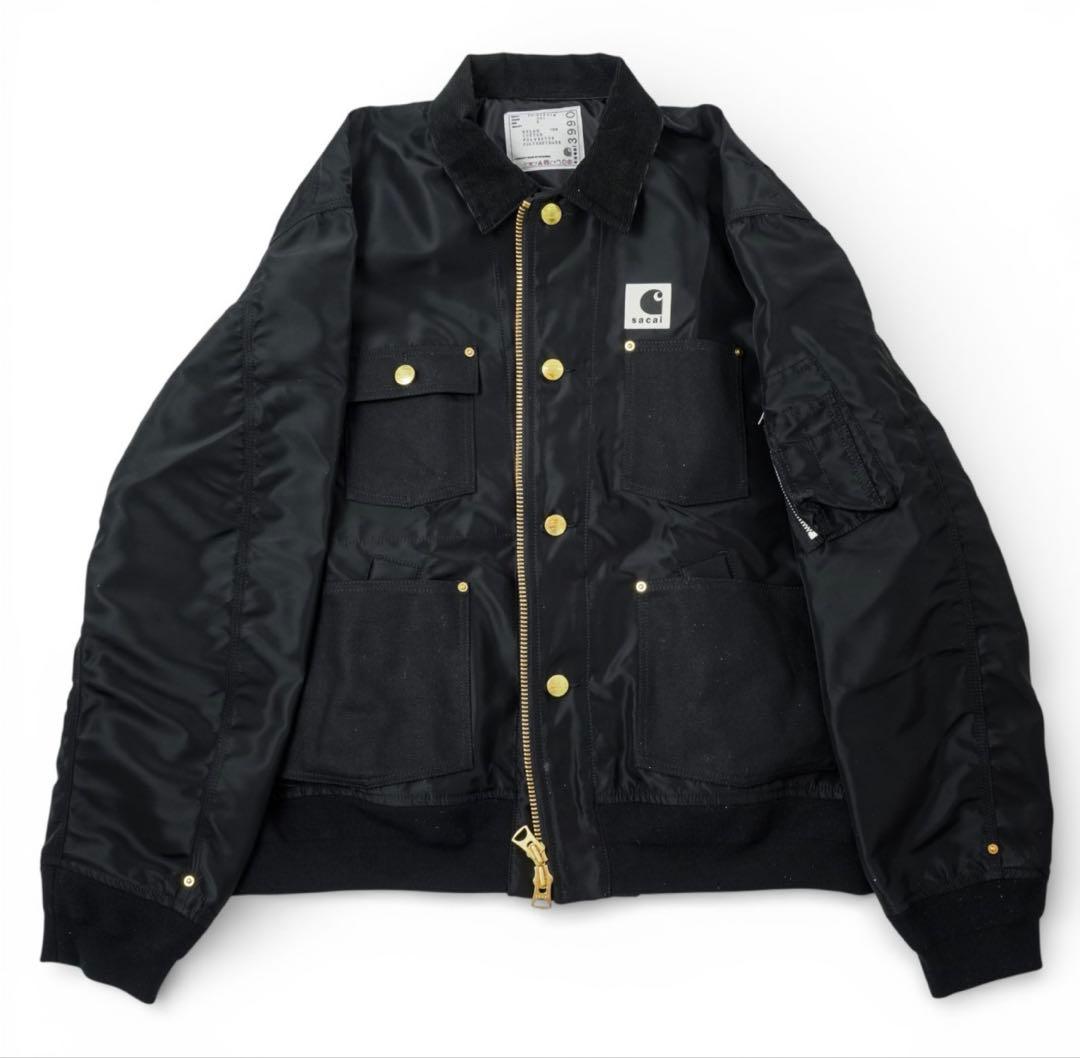 sacai x Carhartt WIP Nylon Twill black 2 - メルカリ