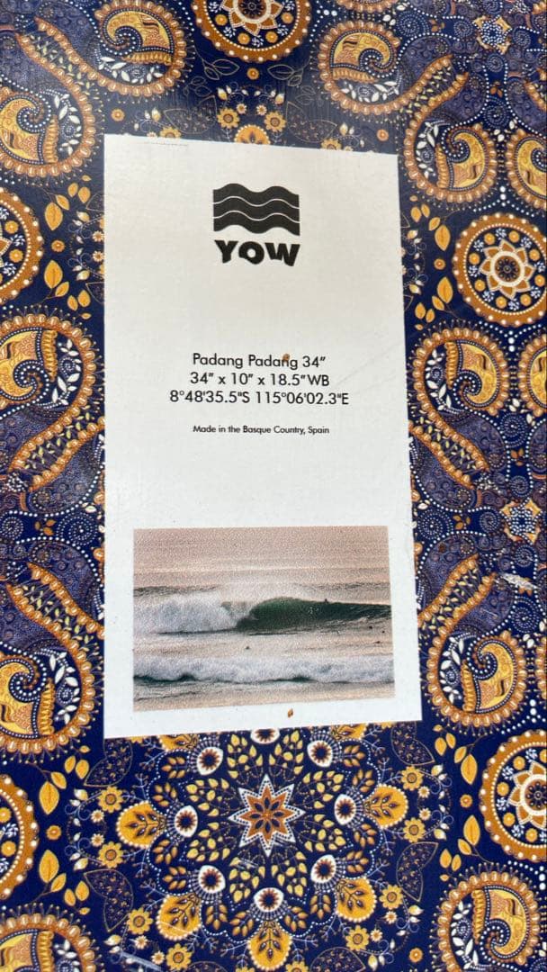 YOW Padang Padang 34インチ Padang Padang 34