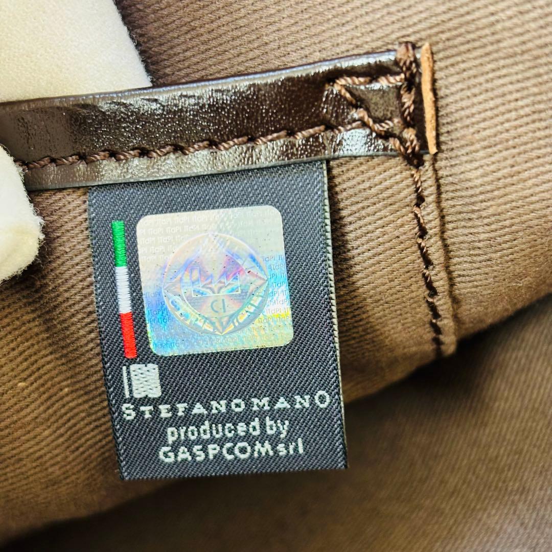 STEFANOMANO オールレザー ブリーフケース ビジネスバッグ アルチェ