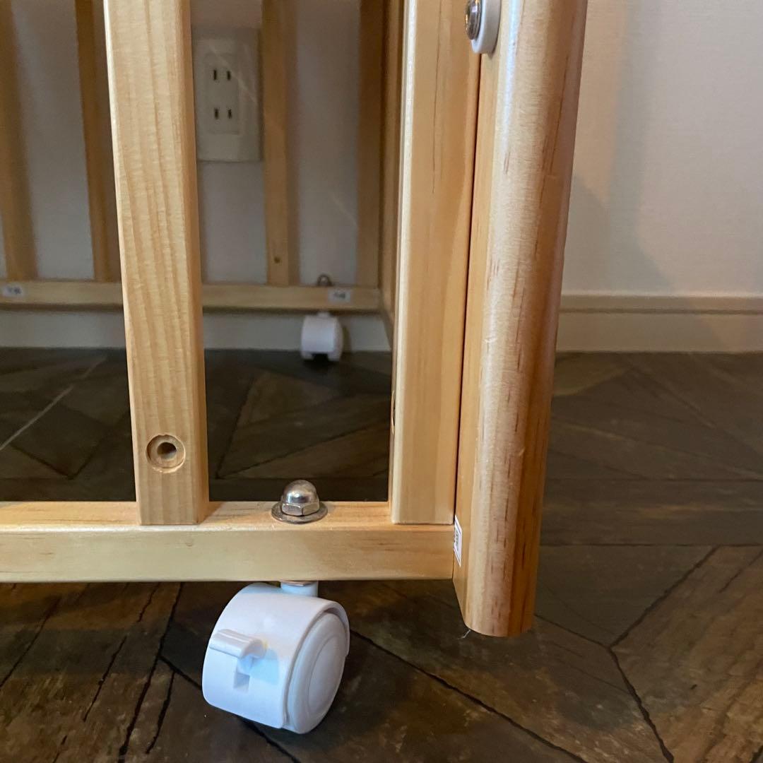 直接引き渡し】カトージ ミニミニベビーベッドⅡ ナチュラル 写真②