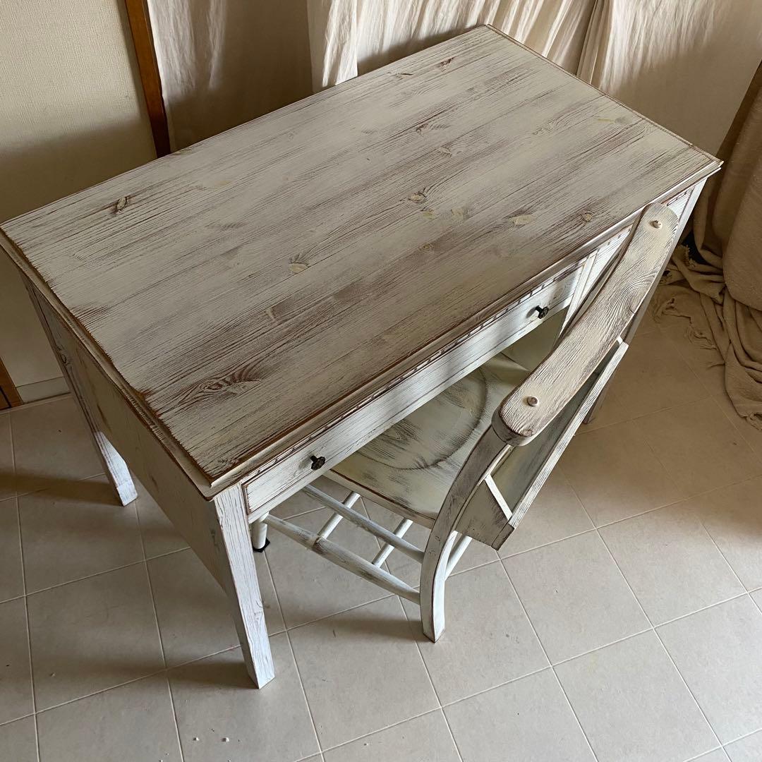 jon living 北欧 シャビーシック チャーチチェア 椅子 チェア 白家具