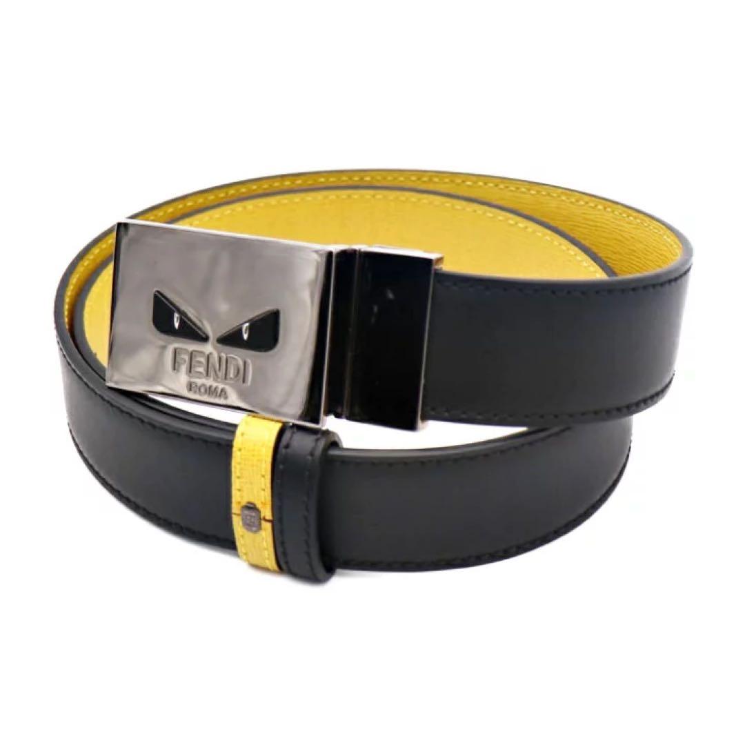 FENDI モンスター　ベルト　リバーシブル　ビジネス　ブランド フェンディ メンズ ベルト FENDI ブランド リバーシブル FFバックル