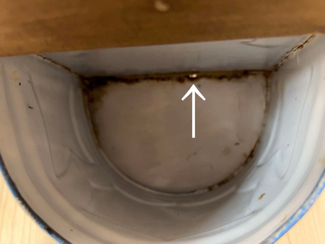 フレンチアンティーク＊サキソニー柄ホーローSel缶木製蓋＊レア - メルカリ