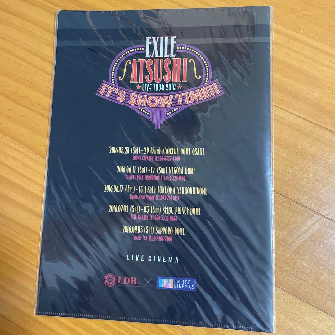 EXILE ATSUSHI サイン入りクリアファイル - メルカリ