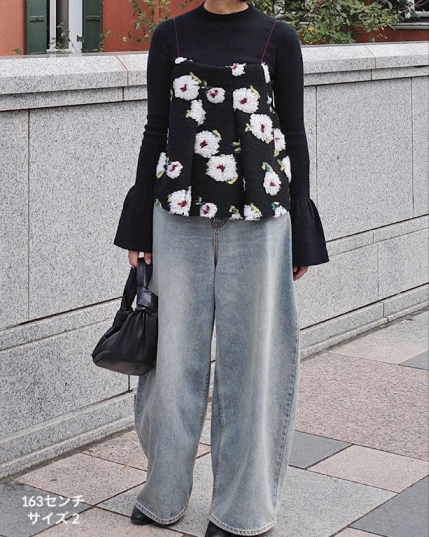 アクテ AKTE バギートップデニムパンツ (サイズ2) AKTE www.cosaga.com