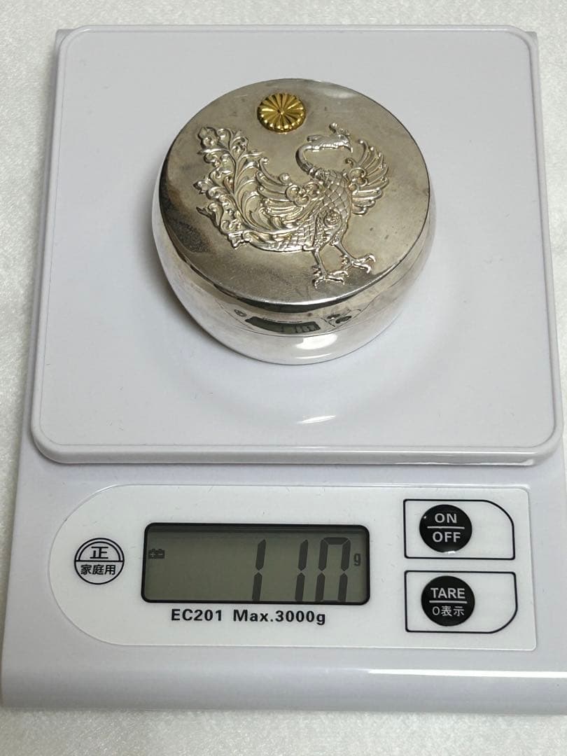 ☆皇室御下賜品☆ 上皇陛下 平成即位の礼 ボンボニエール 棗型鳳凰文