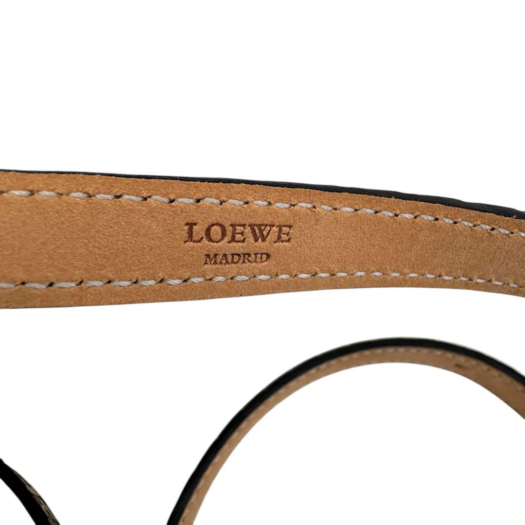 極美品 LOEWE ベルト アナグラム パイソン 蛇 レザー - メルカリ