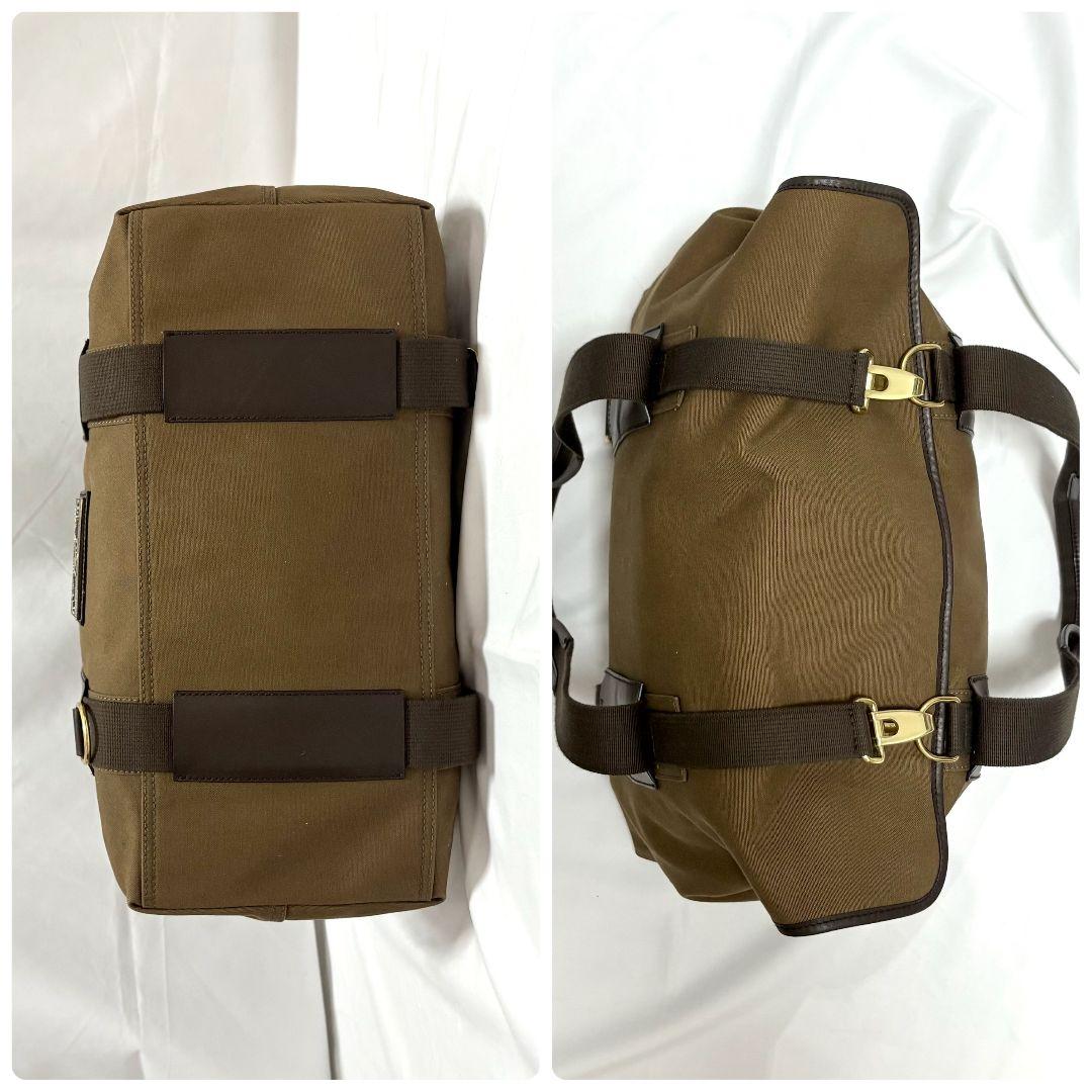 美品✨ ハンティングワールド ロゴプレート トートバッグ 西口修平 レザー A4