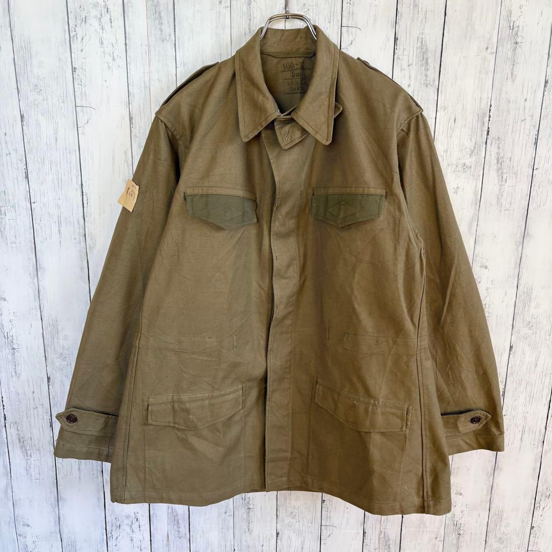 50s フランス軍 初期 M47ジャケット ミリタリー ヴィンテージ XL デッドストック 1950s フランス軍 M-47 M47 初期 ヴィンテージ