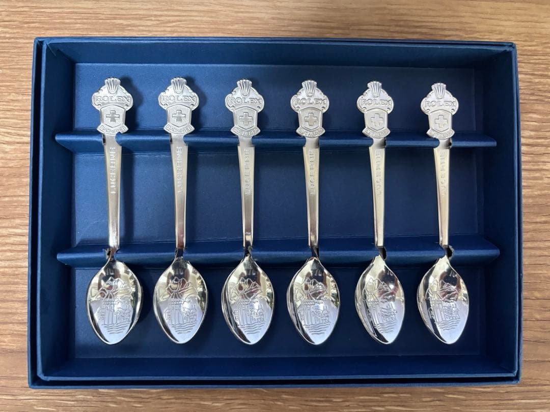 （新品非売品）ロレックス　Rolex　銀スプーン　カトラリーセット 激レア 非売品 ロレックス ティースプーンセット - メルカリ