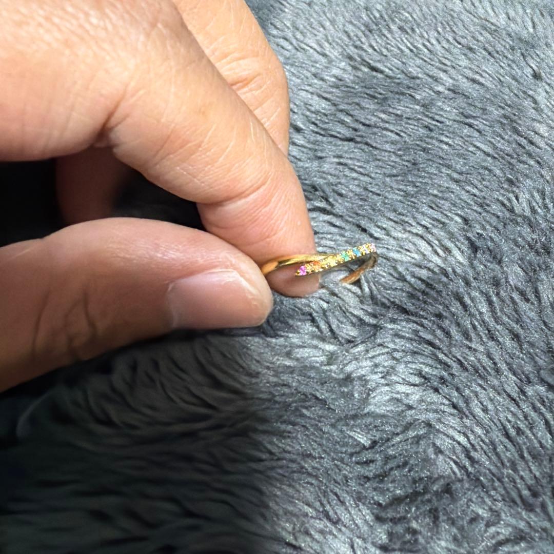 アガット k18 マルチカラー K5マルチストーンリング | agete/アガット | 三越伊勢丹オンライン