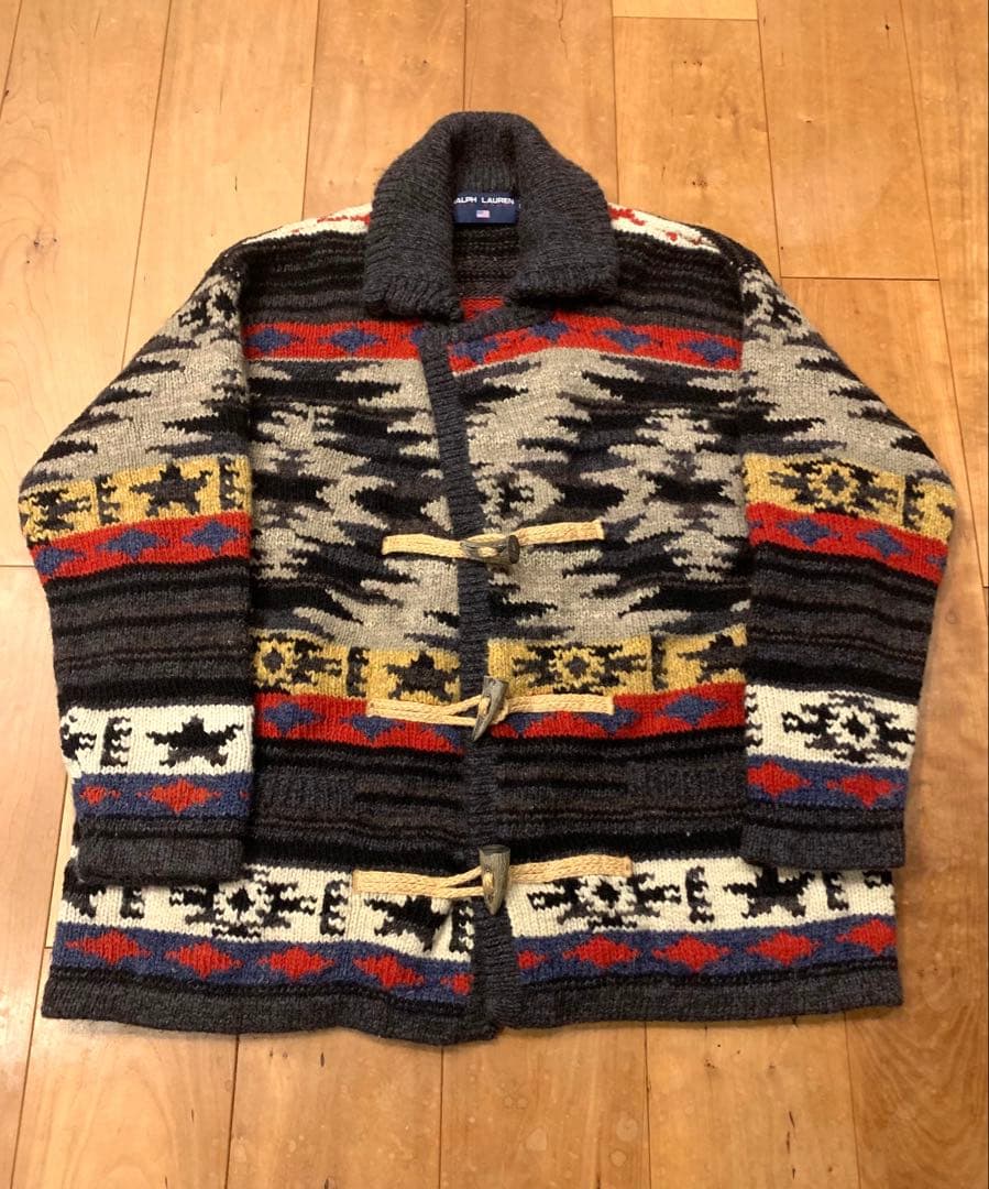 90's Ralph Laurent polo sport カウチン　ニット 90's Polo Sports by Ralph Lauren Cowichan Sweater M / ポロスポーツ
