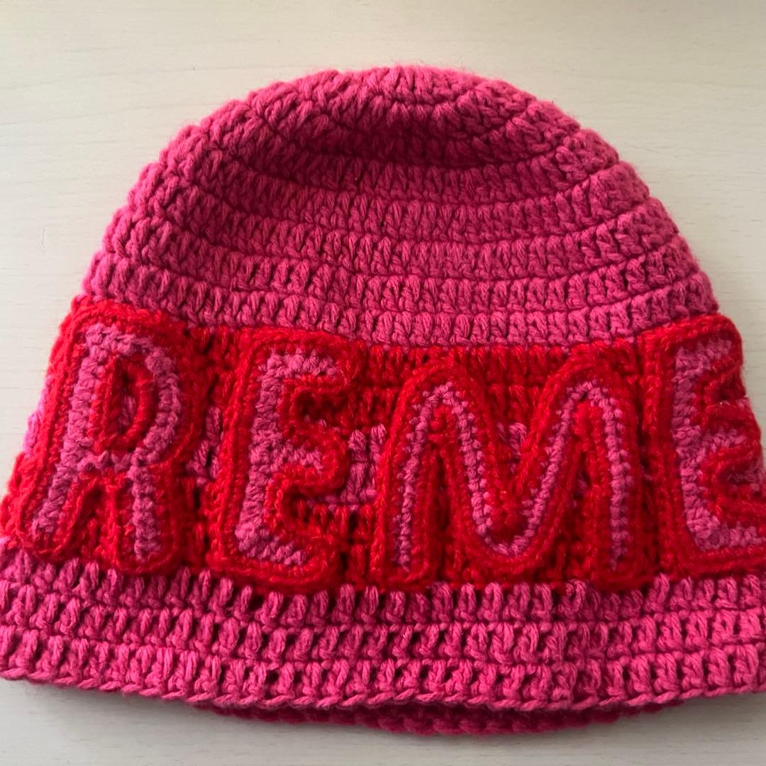 帽子 Supreme Crochet Logo Beanie \"Pink\"