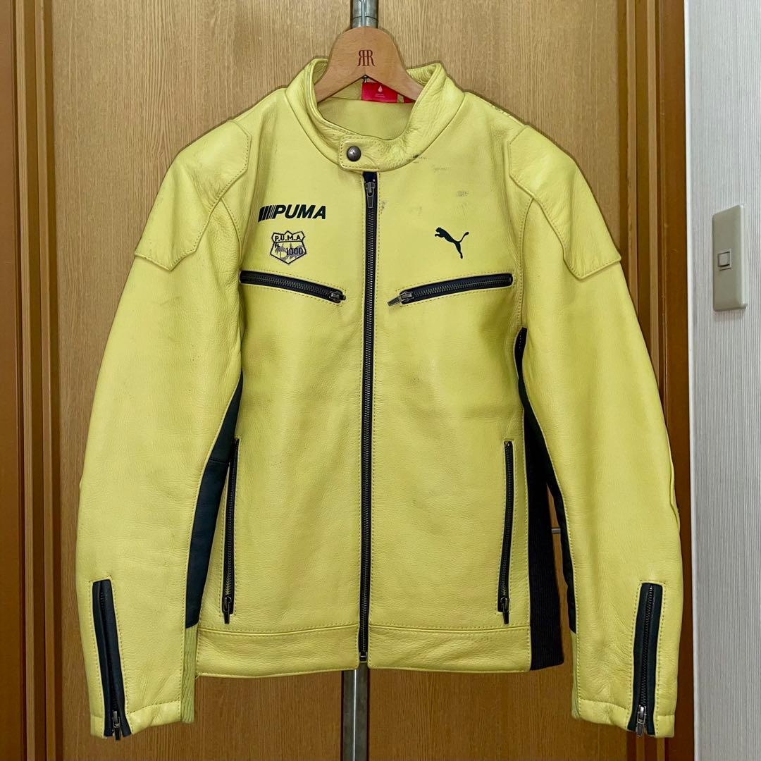 pumaバイク用レザ―ジャケット美品
