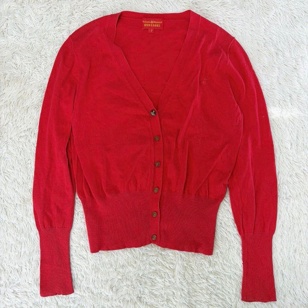 【希少】ヴィヴィアンウエストウッドレッドレーベル　コットン　オーブ　カーディガン Vivienne Westwood red label 良品 VivienneWestwood ヴィヴィアン