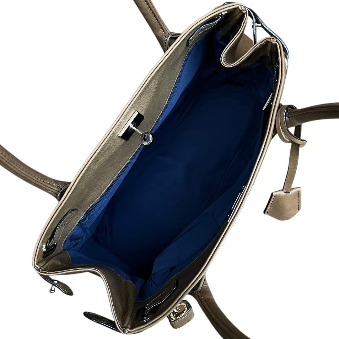 極美品 HAMANO クラッシーアーバントート ミニ ゴールド金具 カデ底鋲