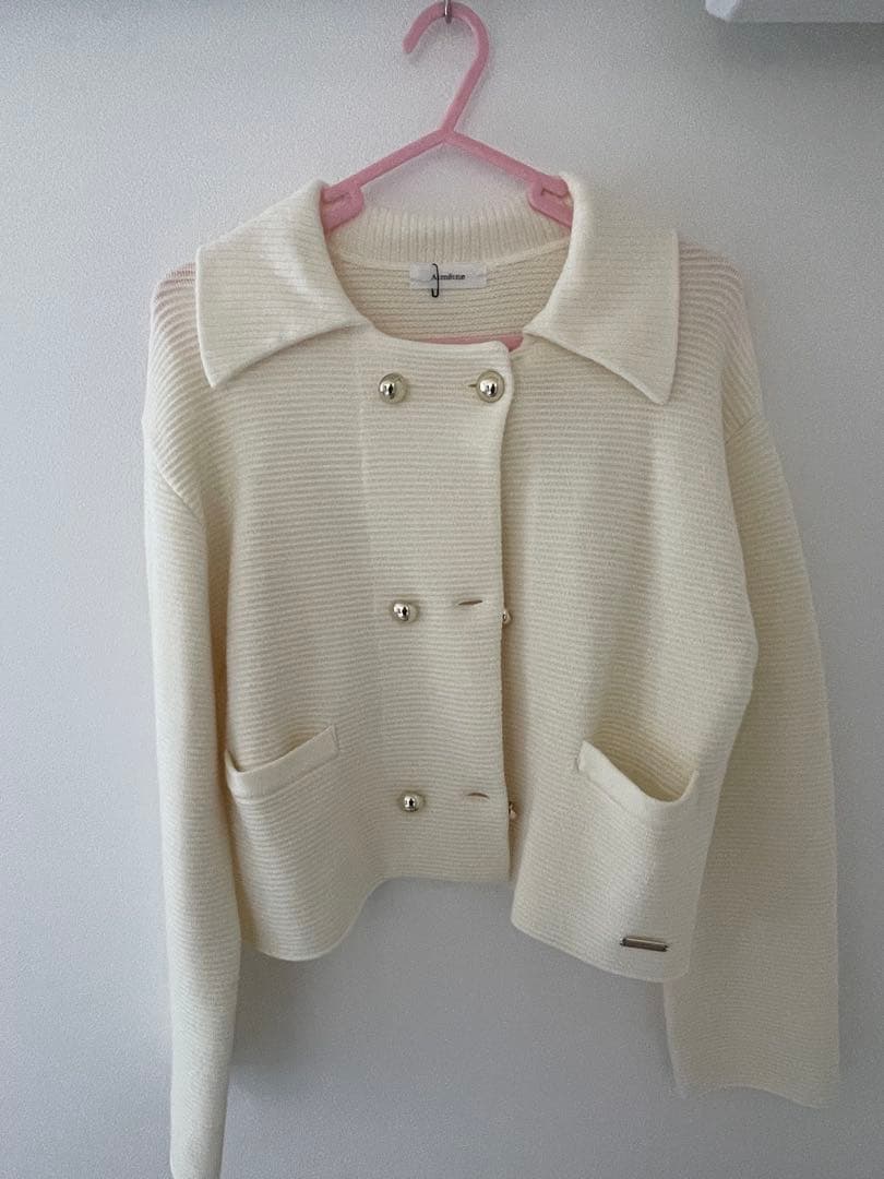 aimeine Wボタンニットジャケット Wボタンニットジャケット｜PETAL ONLINE（ペタルオンライン）