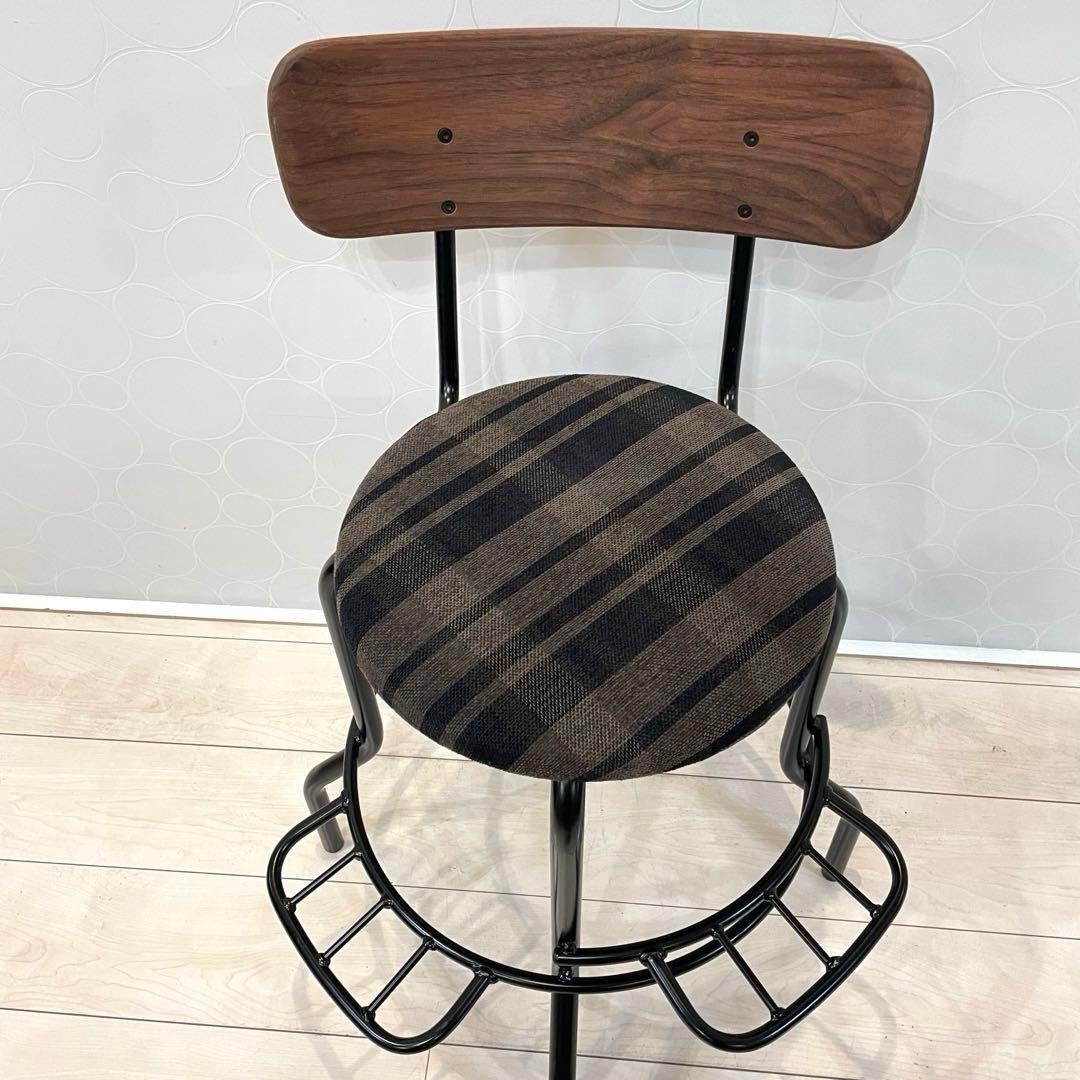 希少・美品】ギターマンチェアー アイアン脚 スツール カウンター