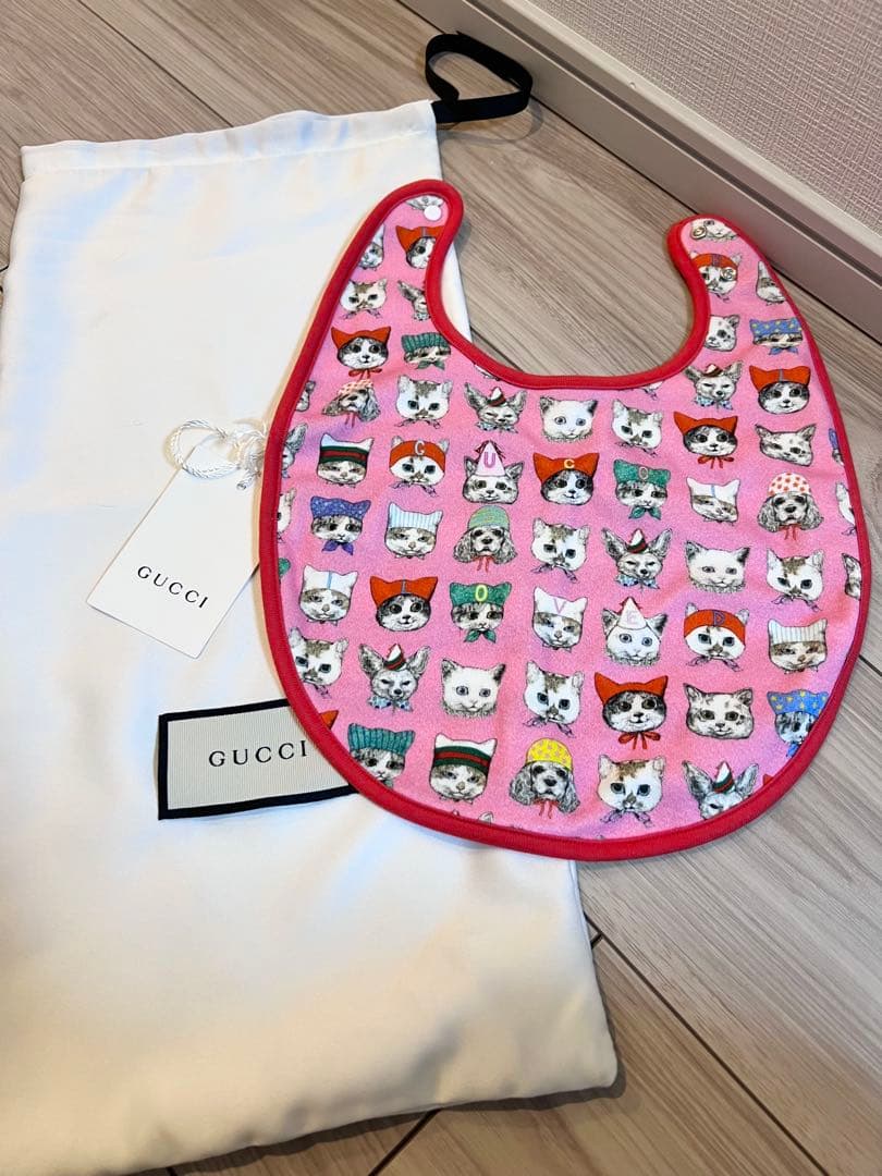 GUCCI グッチ スタイ・よだれかけ ヒグチユウコ様 ✨希少✨新品✨ ヒグチユウコ GUCCI(グッチ) よだれかけ・スタイ・ビブ(ベビー・キッズ