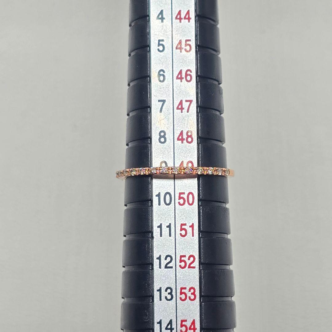 K10 ダイヤモンドリング 0.06ct 9号 ハーフエタニティ