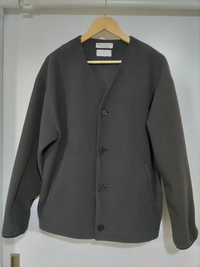 （新品）BEAUTY&YOUTH Aerogelファブリック カーディガン Aerogel Fabric Snap Cardigan ｜ THE TOKYO