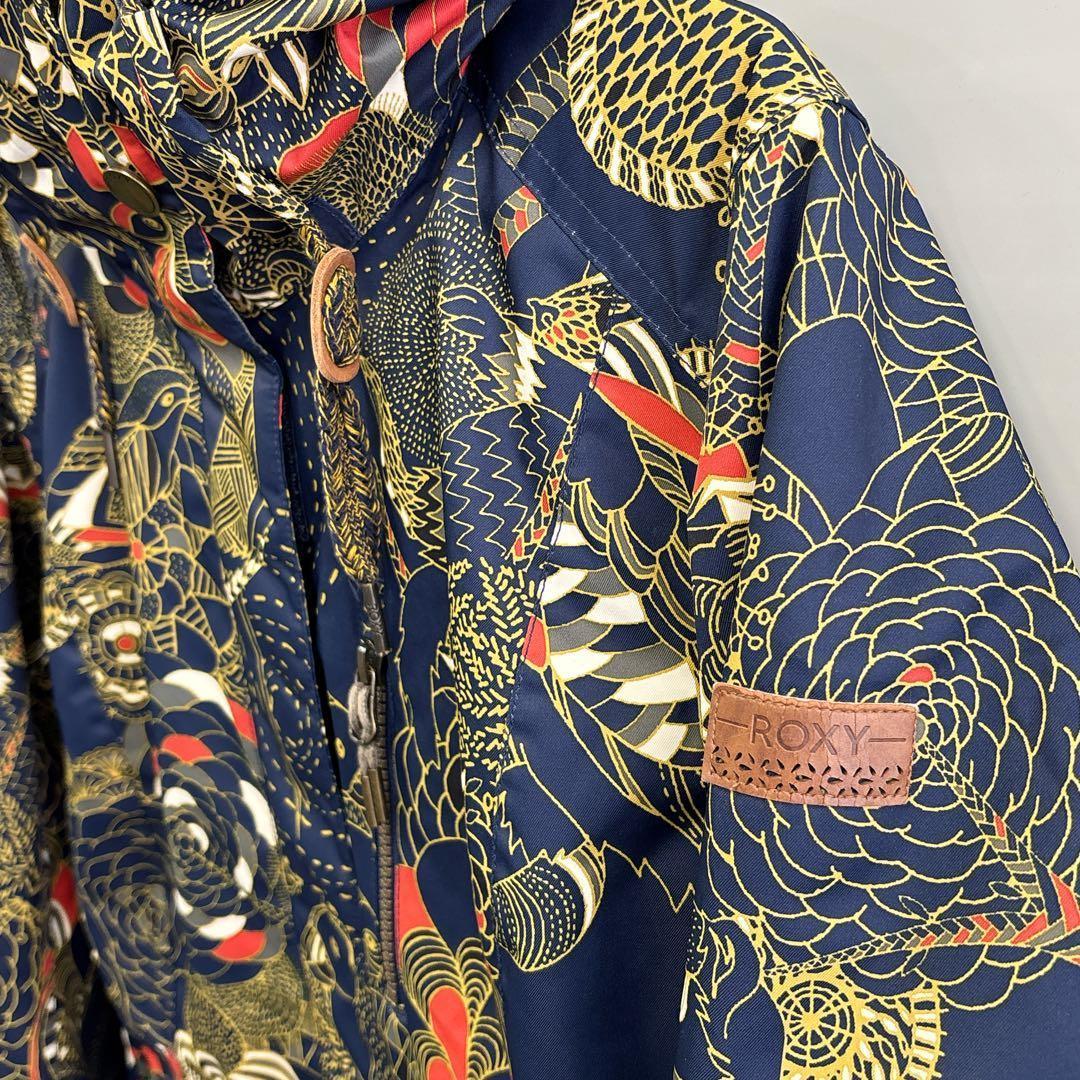 ROXY 花柄 珍しい和柄 スノーボードウェア M - メルカリ
