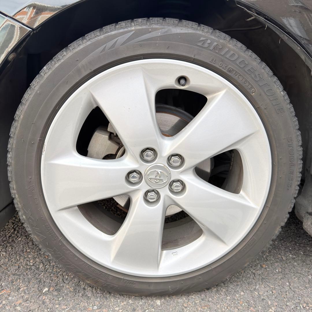 【極上】30プリウス ツーリングホイール スタッドレス 程度良好】トヨタ 30 プリウス Sツーリング 純正 17in 7J +50 PCD100