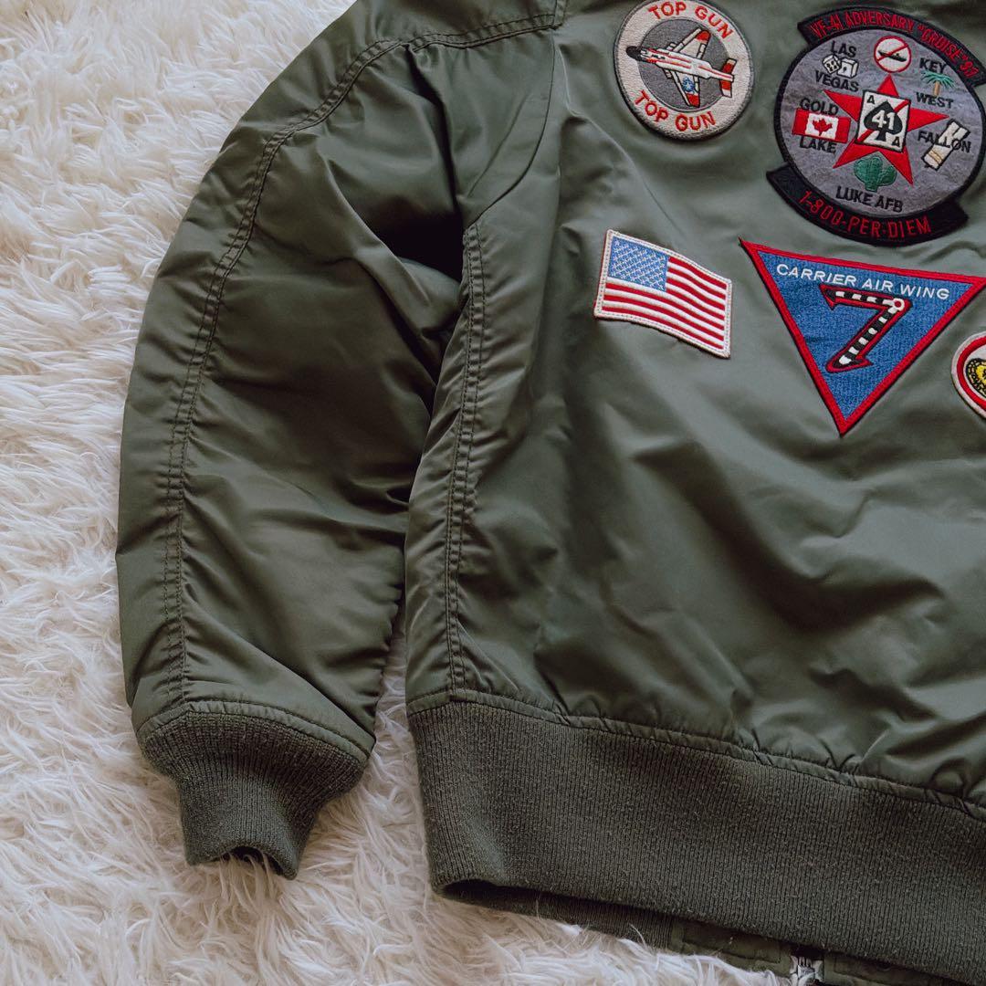 AVIREX L-2B ブラックエース MA-1 フライトジャケット ブルゾン - メルカリ