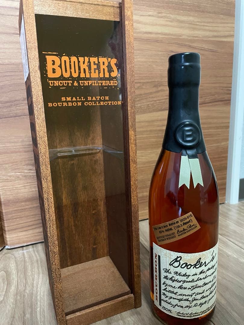 ブッカーズ 2025 バーボンウイスキー 750ml 専用木箱BOX ブッカーズ 木箱入 2025 正規 | 世界の酒リカーズマスター