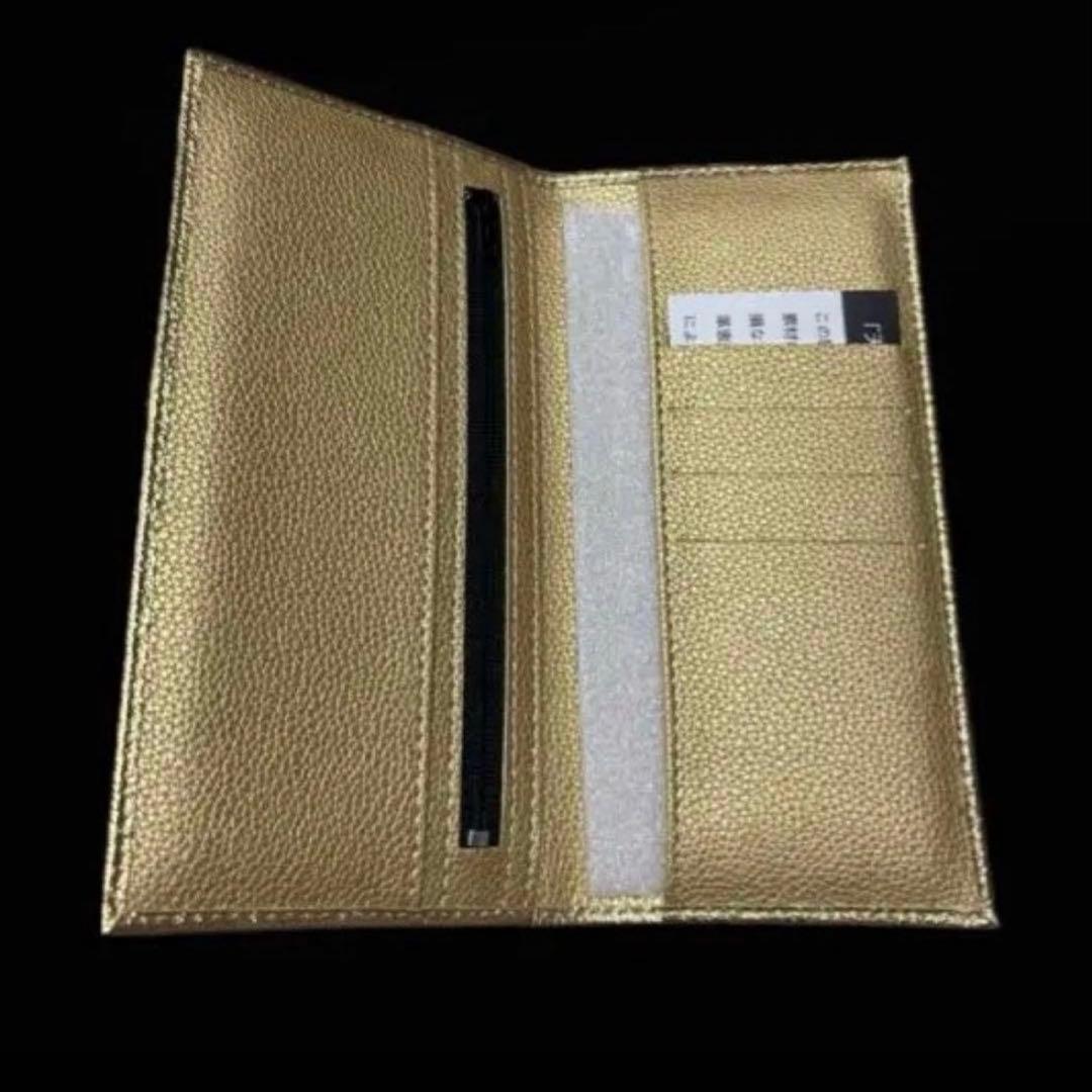 皇居 限定 長財布 ゴールド 東御苑 本丸 売店 本革 金 折り財布 皇居