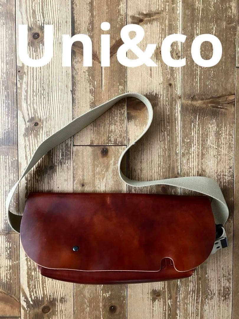 Uni&coユニ&コー メッセンジャーバッグ 茶色 キャメル 超美品 楽天市場】【中古】 Uni&co. ユニアンドコー メッセンジャーバッグ
