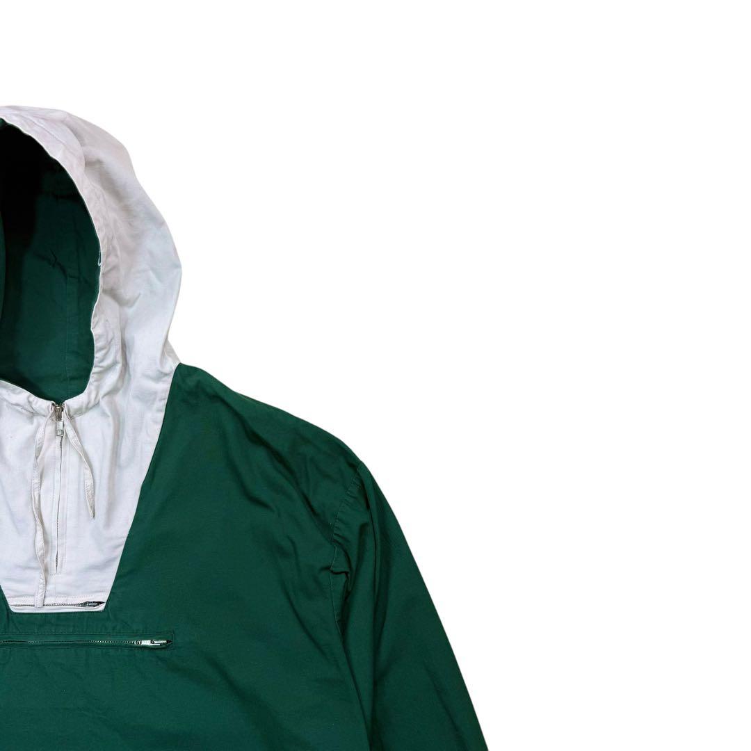 90s J.CREW ジェイクルー ツートンコットンアノラックパーカー