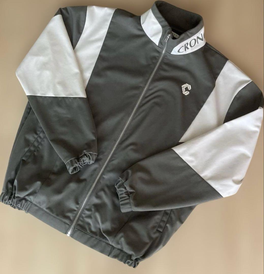 CRONOS クロノス ジャケット グレー×ホワイト CRONOS Padded hooded jacket【ICE GRAY】