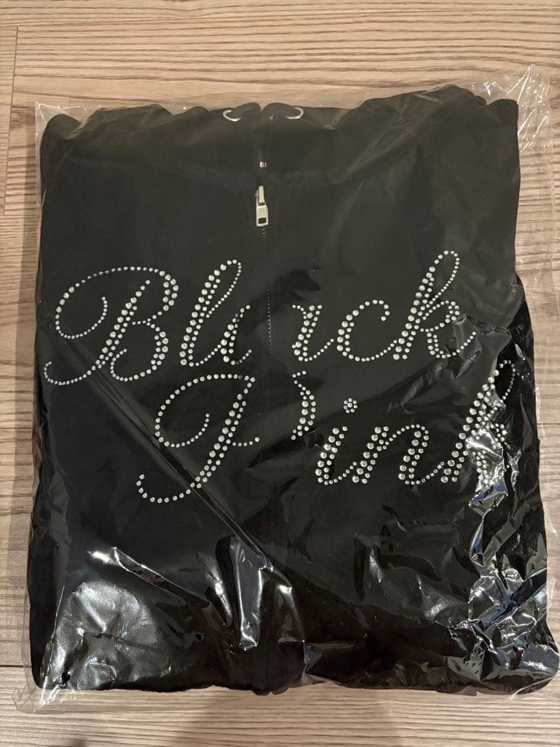 LIVE会場限定】BLACKPINKベロアジップアップフーディー (ブラック