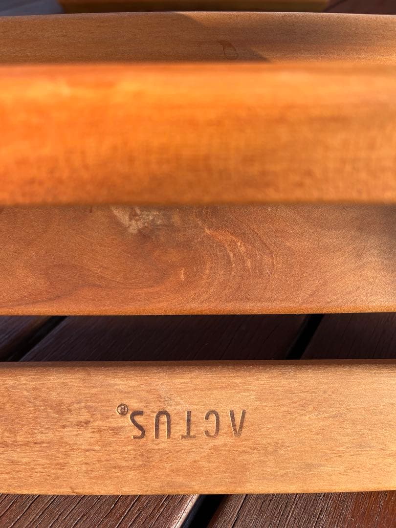 DSR様【ACTUS】折りたたみ木製ガーデンチェア - メルカリ