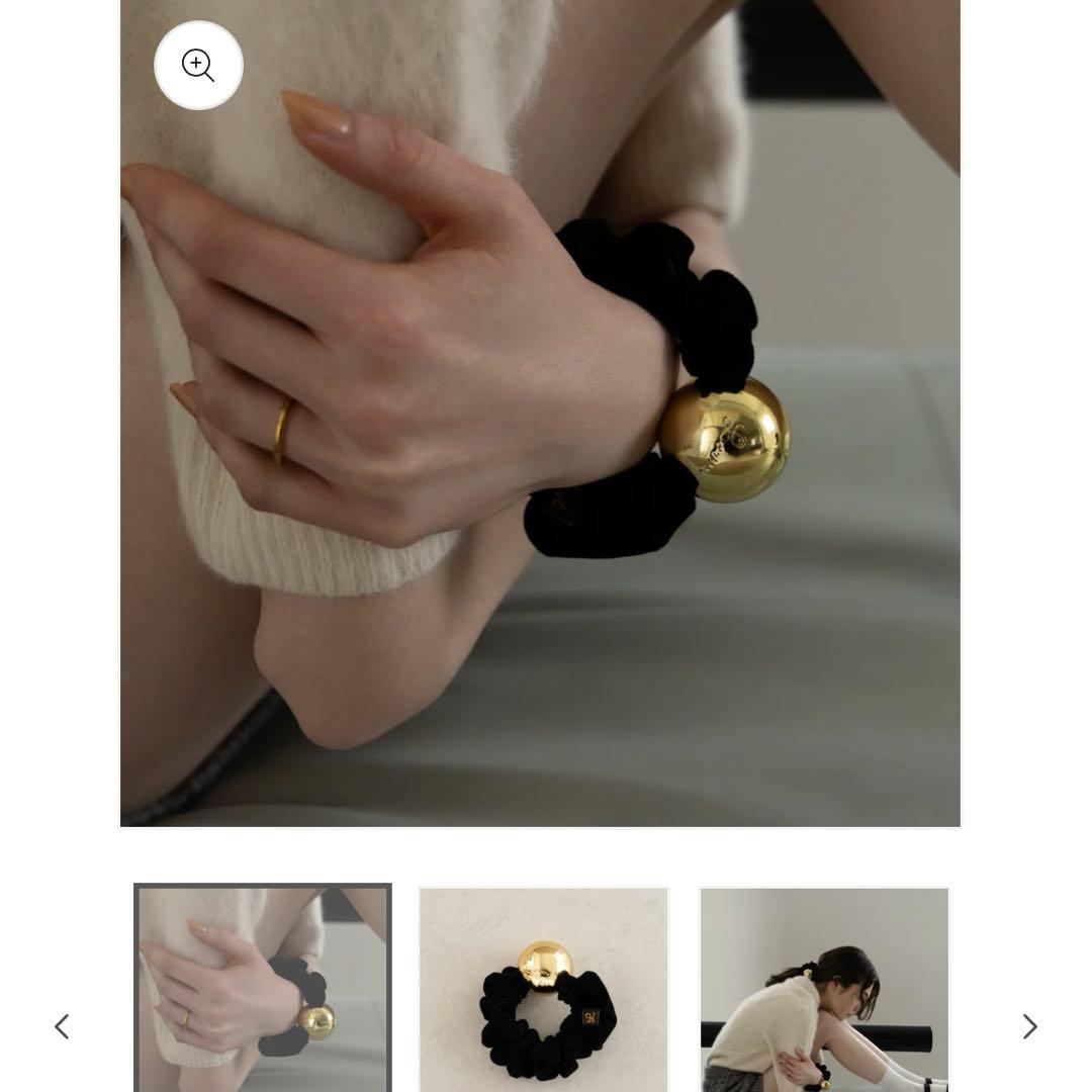 LOEM TOKYO ロエムトウキョウ ブラックmoon シュシュ - メルカリ