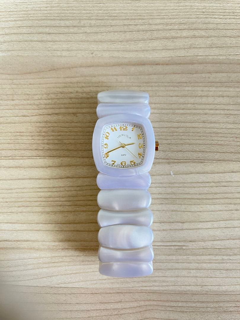 電池交換済み】Time will tell 腕時計 タイムウィルテル - メルカリ