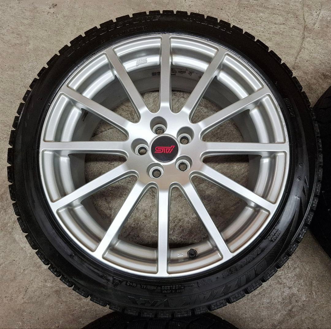 スバル レガシィ STI ts 18インチ 8.0J 純正 ホイールタイヤ