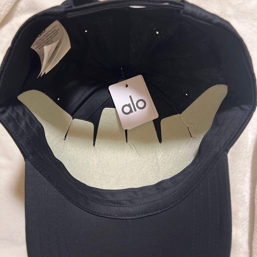 正規品】alo Yoga キャップ ブラック （タグ付き） - メルカリ