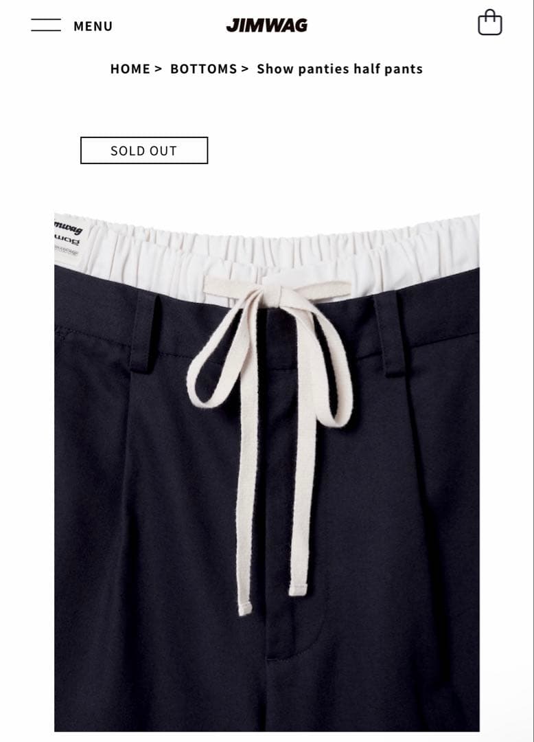 JIMWAG 【美品】Show panties half pants【即購入◎】 - メルカリ
